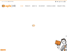 Tablet Screenshot of agilehr.com